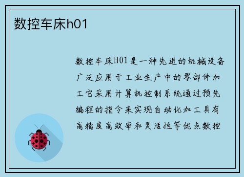 数控车床h01